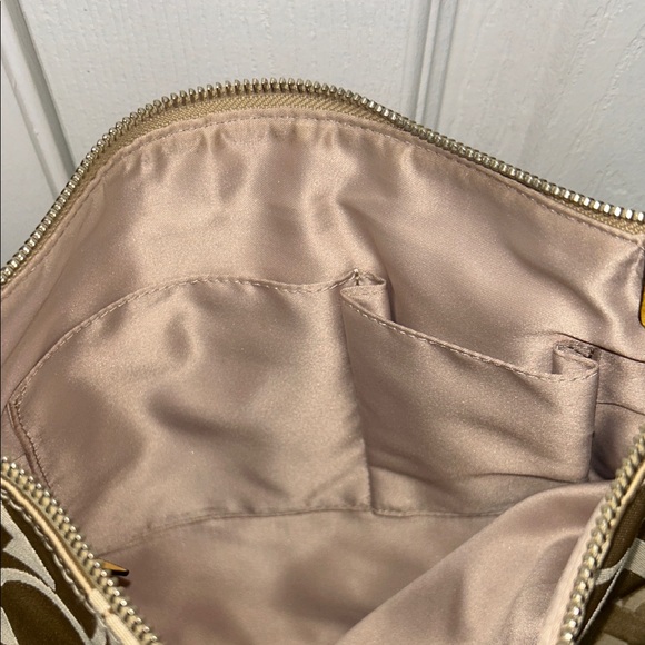 🍍Coach POPPY Tan and Yellow Shoulder/Crossbody bag. EUC - Picture 13 of 13